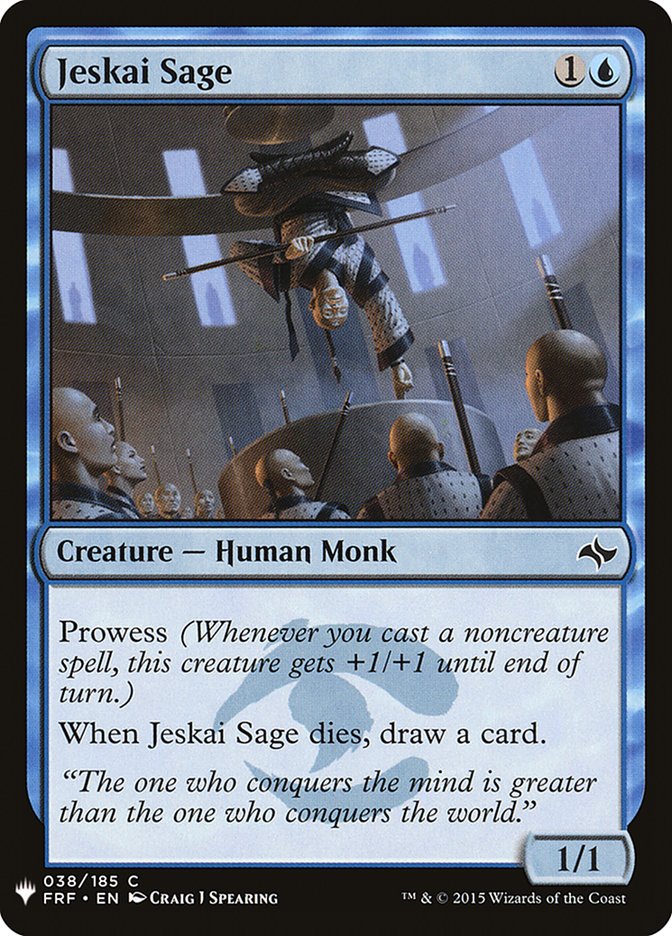 Jeskai Sage [Mystery Booster] 