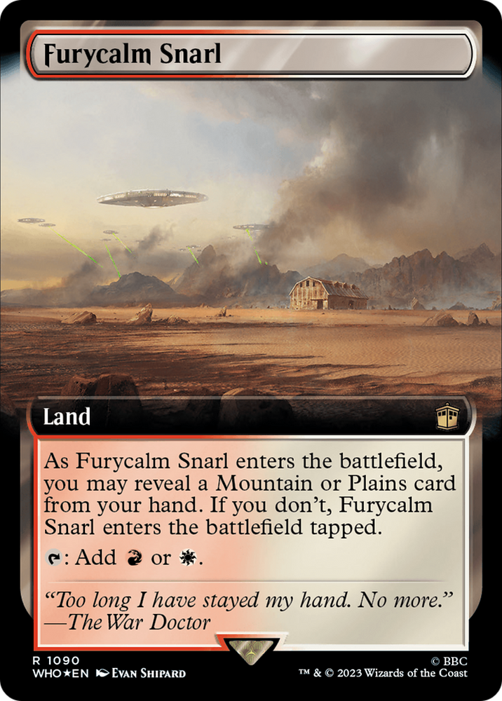 Furycalm Snarl (Extended Art) (Surge Foil) [Doctor Who] 