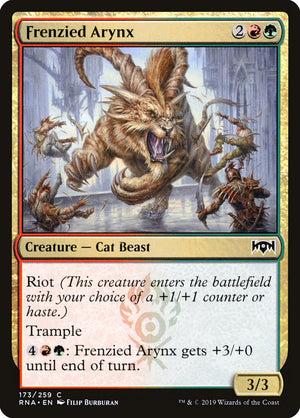 Frenzied Arynx [Ravnica Allegiance] 