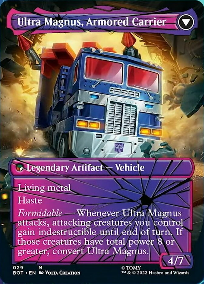 Ultra Magnus, Tactician // Ultra Magnus, Armored Carrier (Shattered Glass) [Transformers] 