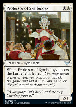 Professor of Symbology [Strixhaven: School of Mages] 
