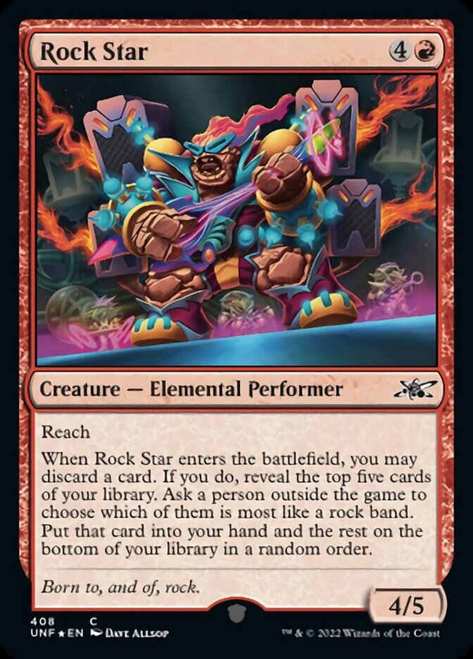 Rock Star (Galaxy Foil) [Unfinity] 
