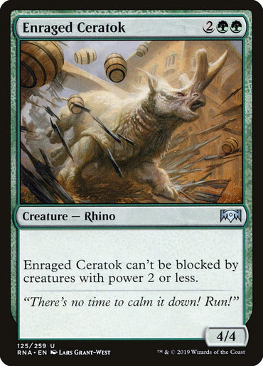 Enraged Ceratok [Ravnica Allegiance] 