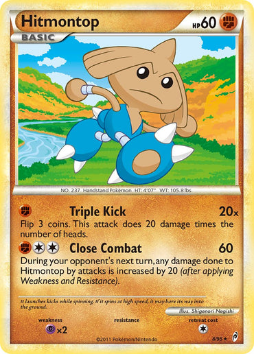 Hitmontop (8/95) (Theme Deck Exclusive) [HeartGold & SoulSilver: Call of Legends]