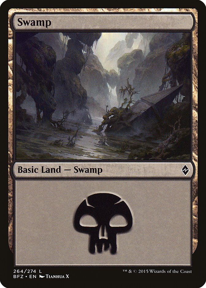 Swamp (264) [Battle for Zendikar] 