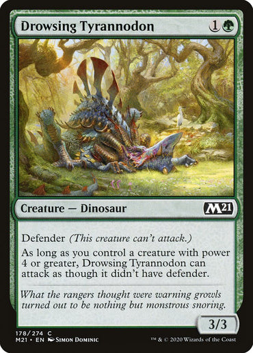 Drowsing Tyrannodon [Core Set 2021]