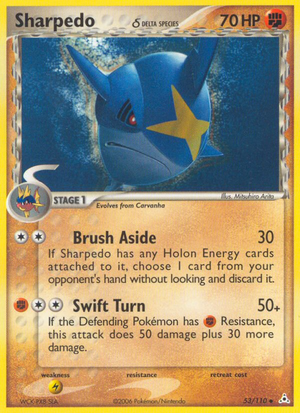 Sharpedo (53/110) (Delta Species) [EX: Holon Phantoms] 