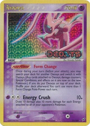 Deoxys (17/107) (Stamped) [EX: Deoxys] 