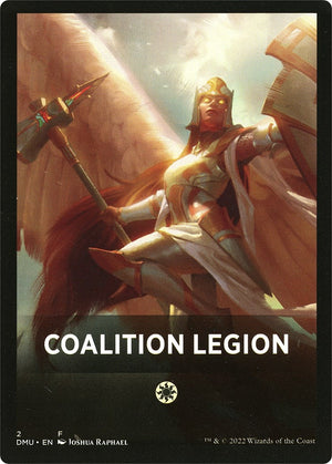 Coalition Legion Theme Card [Dominaria United Tokens] 
