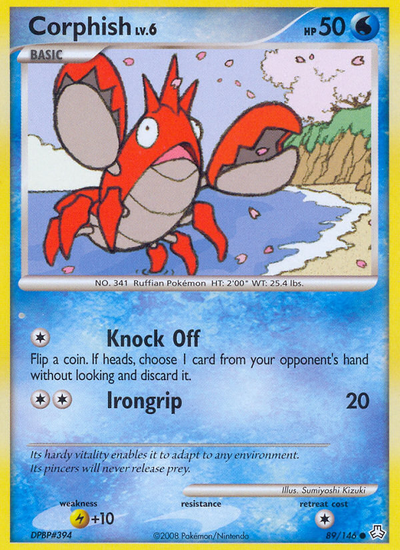 Corphish (89/146) [Diamond &amp; Pearl: Legends Awakened] 