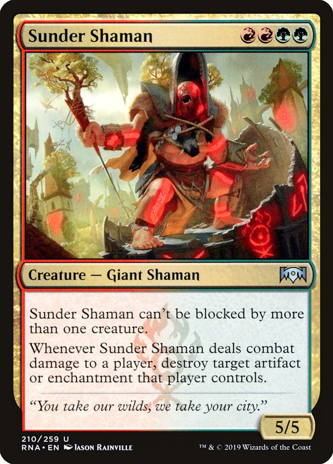 Sunder Shaman [Ravnica Allegiance] 