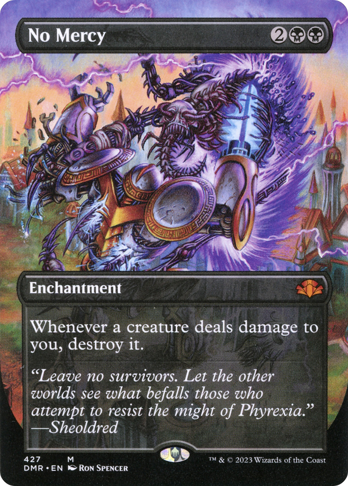 No Mercy (Borderless Alternate Art) [Dominaria Remastered] 