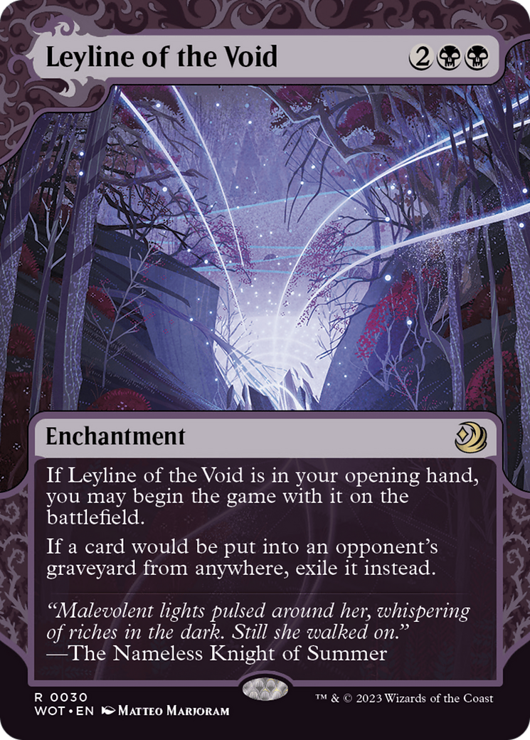 Leyline of the Void [Wilds of Eldraine: Enchanting Tales] 