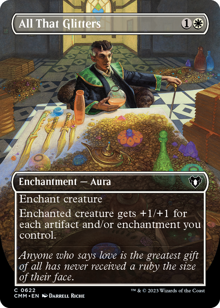 All That Glitters (Borderless Alternate Art) [Order Masters] 