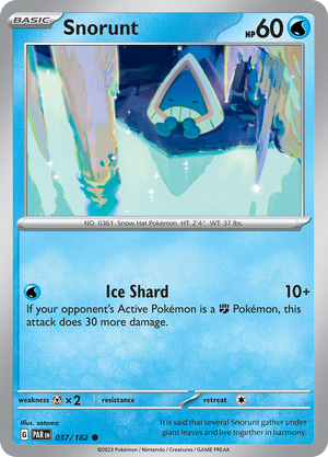 Snorunt (037/182) [Scarlet & Violet: Paradox Rift]