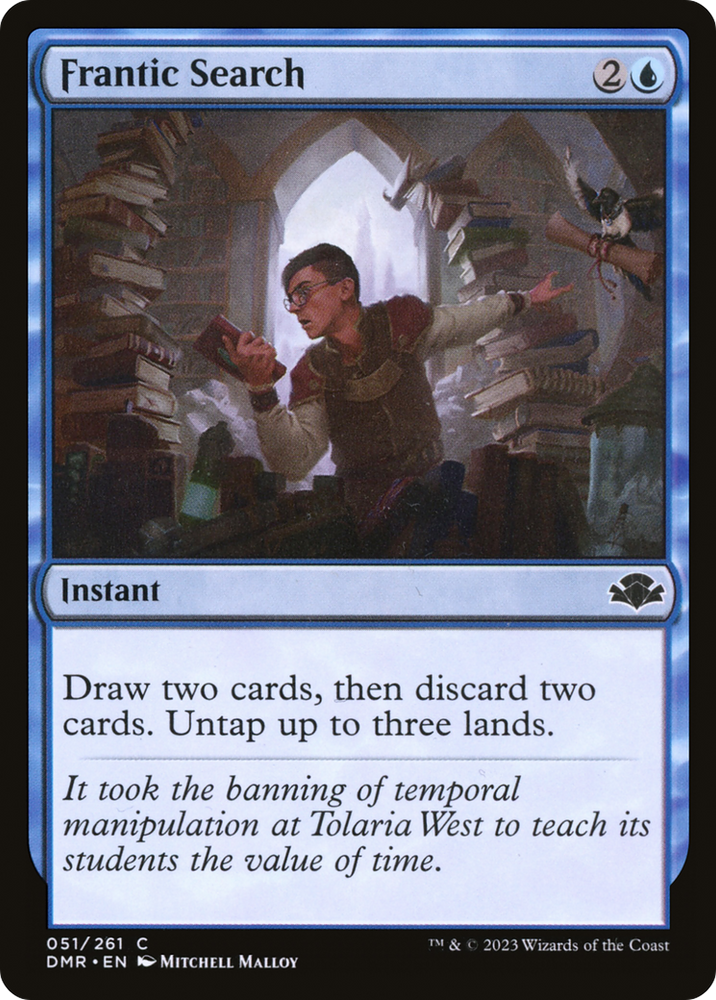 Frantic Search [Dominaria Remastered] 