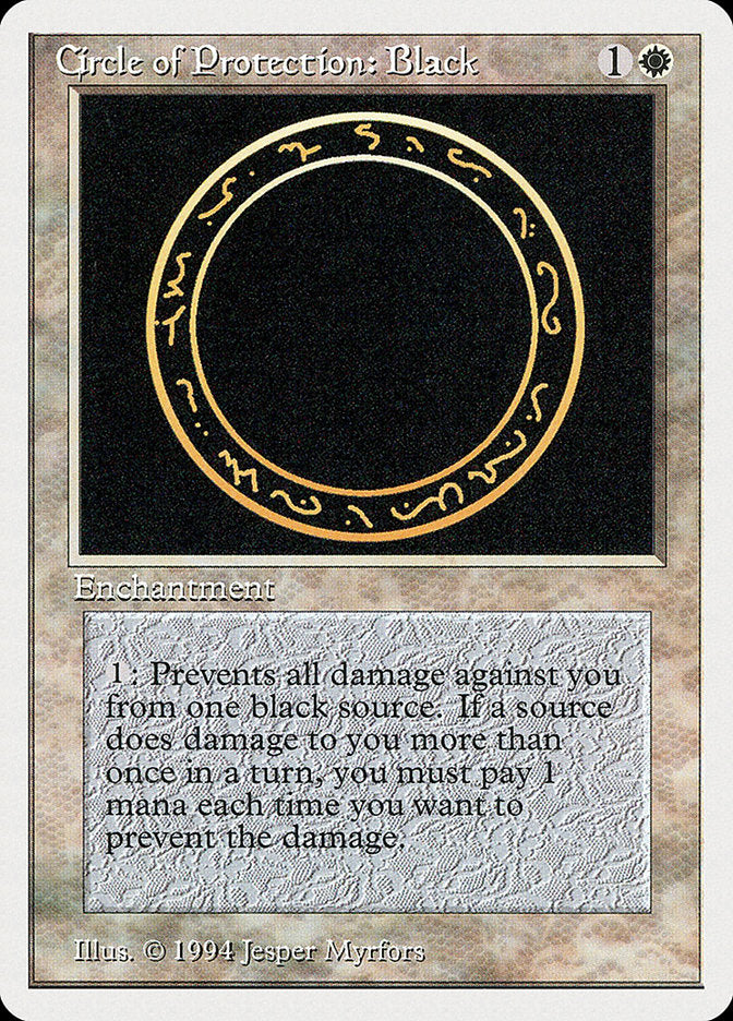 Circle of Protection: Black [Summer Magic / Edgar] 