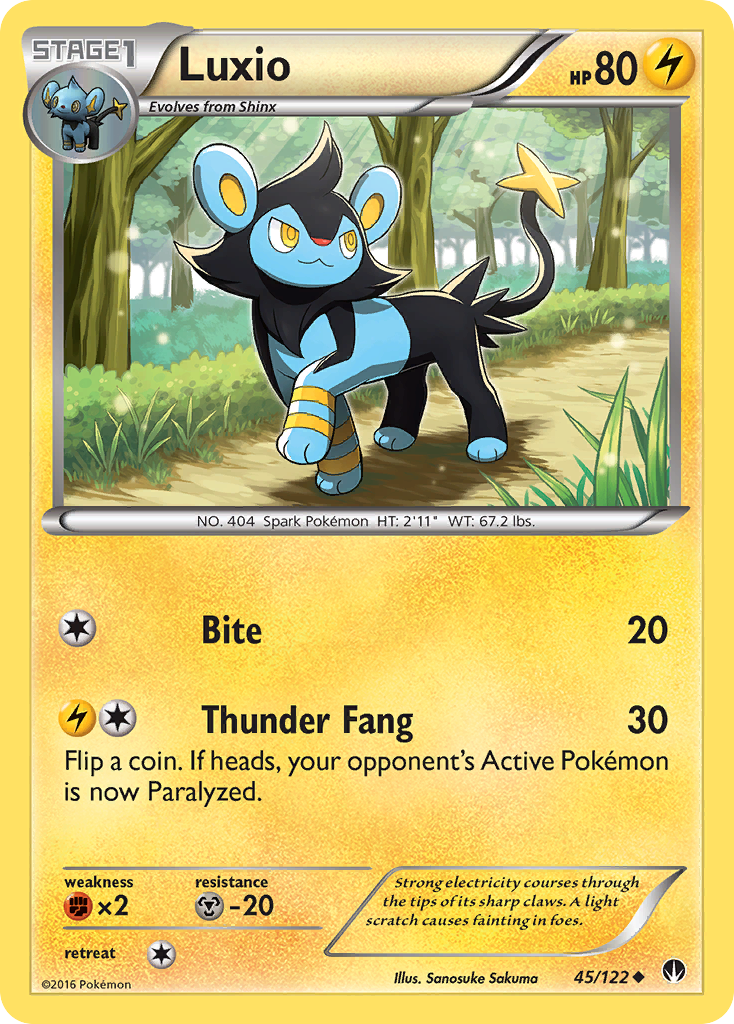 Luxio (45/122) [XY:BREAKpoint] 