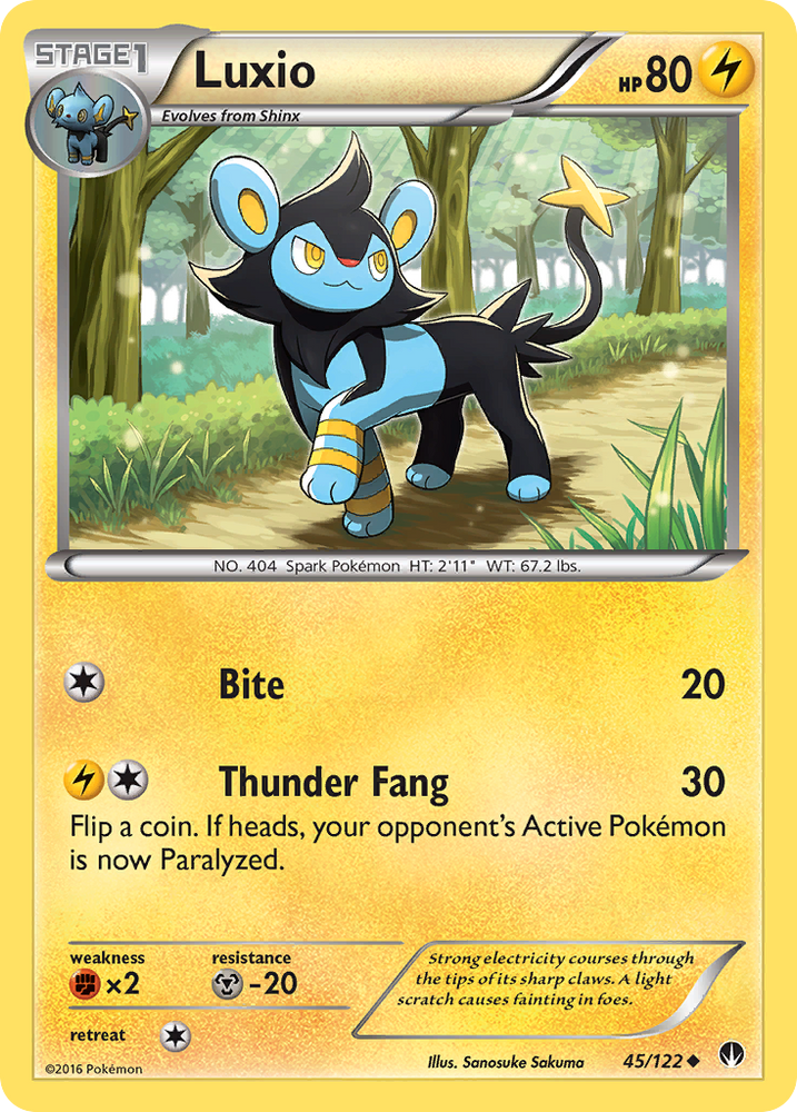 Luxio (45/122) [XY:BREAKpoint] 