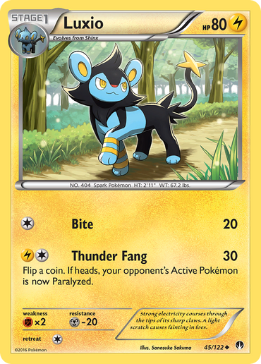 Luxio (45/122) [XY:BREAKpoint] 