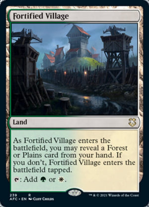 Fortified Village [Dungeons &amp; Dragons: Adventures in the Forgotten Realms Commander] 