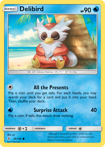 Delibird (26/145) [Sun & Moon: Guardians Rising]