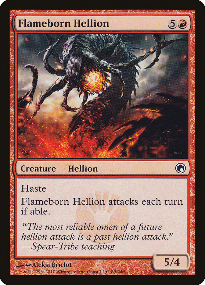 Flameborn Hellion [Scars of Mirrodin] 