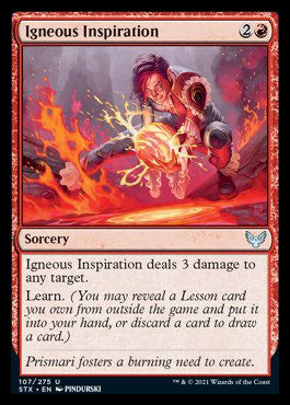 Igneous Inspiration [Strixhaven: School of Mages] 