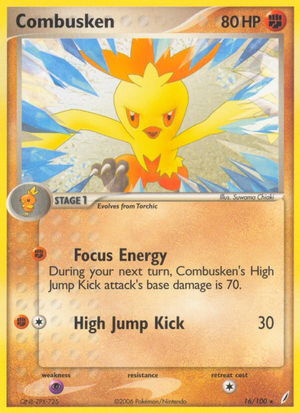 Combusken (16/100) [EX: Crystal Guardians] 