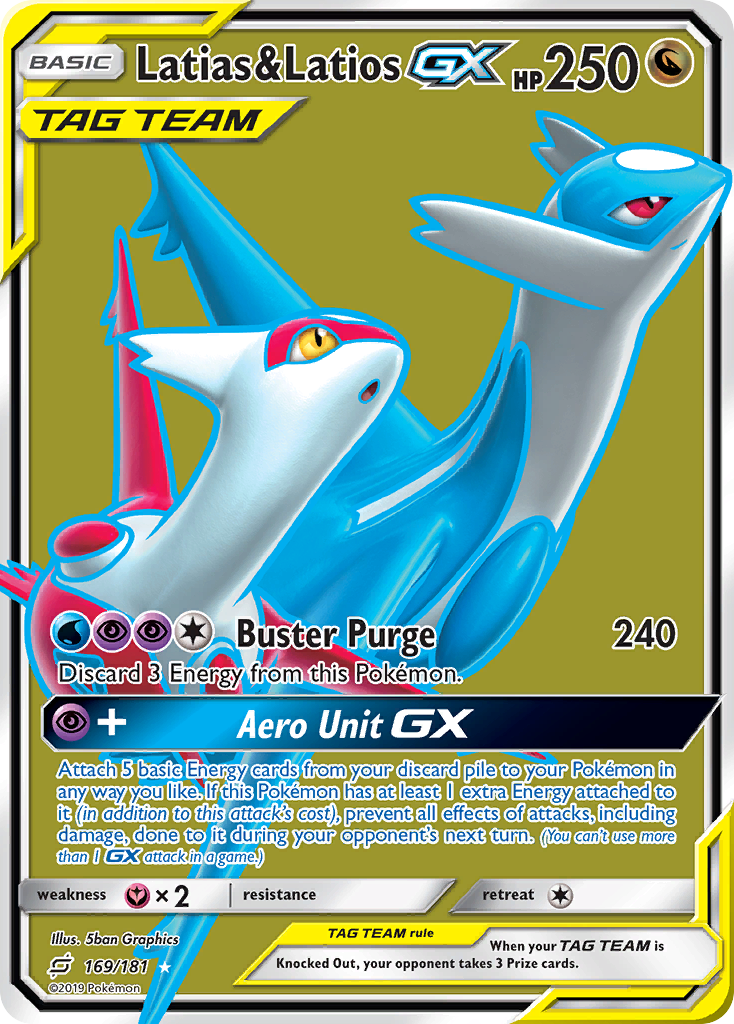 Latias & Latios GX (169/181) [Sun & Moon: Team Up] 