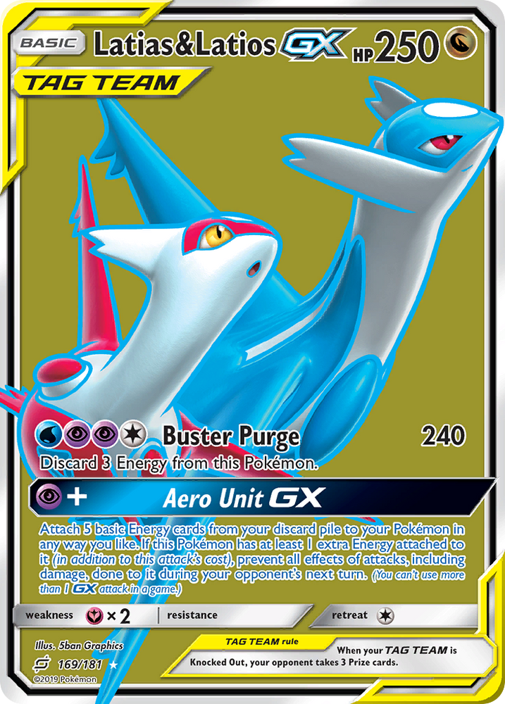 Latias &amp; Latios GX (169/181) [Sun &amp; Moon: Team Up] 