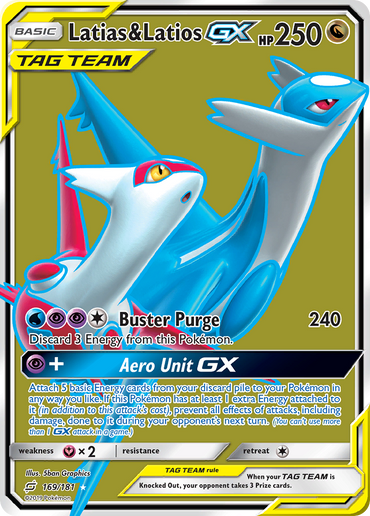 Latias &amp; Latios GX (169/181) [Sun &amp; Moon: Team Up] 