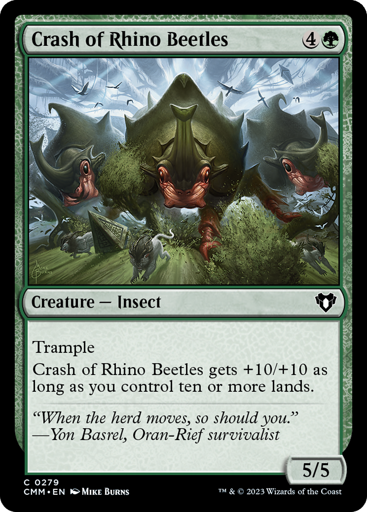 Crash of Rhino Beetles [Commander Masters] 