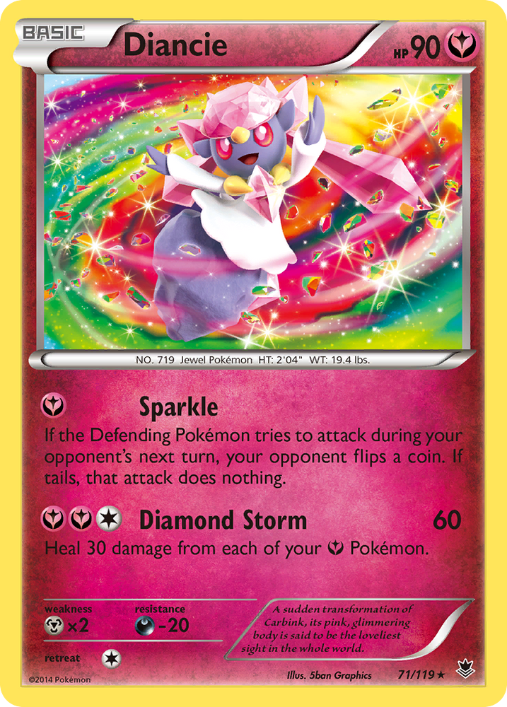 Diancie (71/119) [XY: Phantom Forces] 