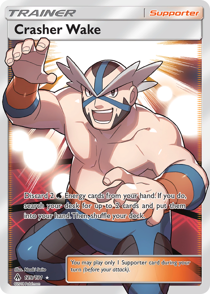 Crasher Wake (129/131) [Sun &amp; Moon: Forbidden Light] 