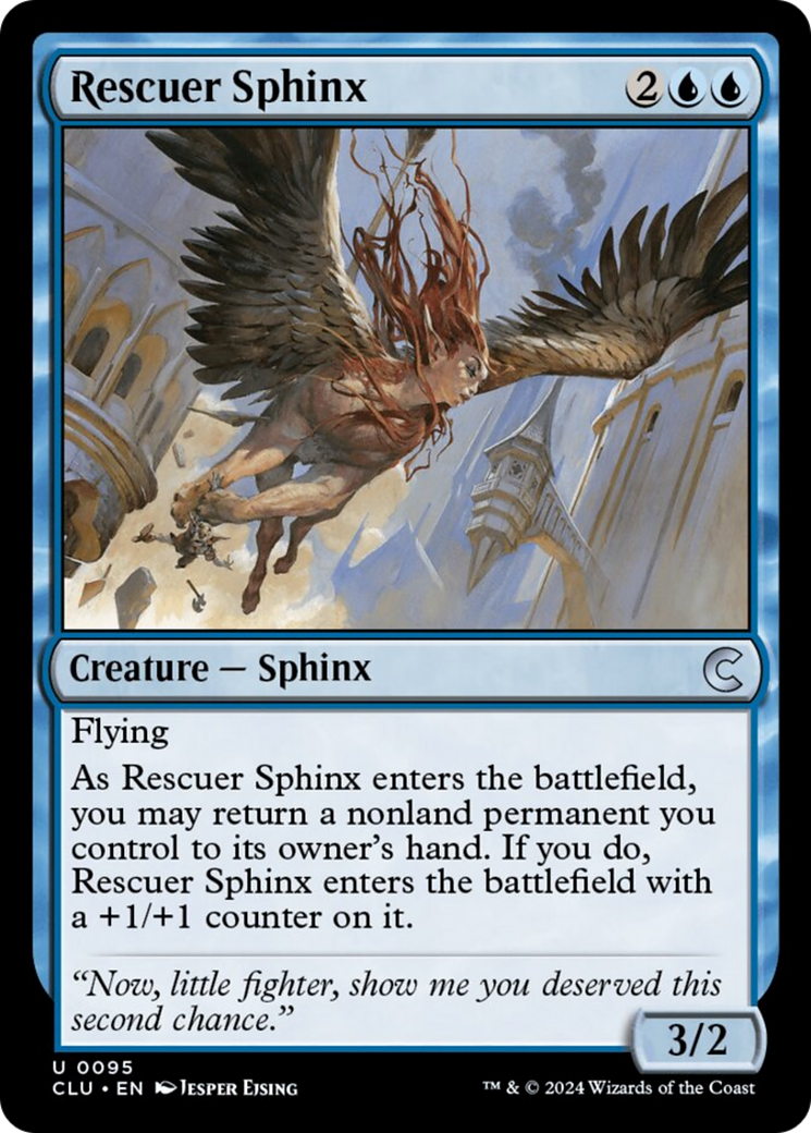 Rescuer Sphinx [Ravnica: Clue Edition] 