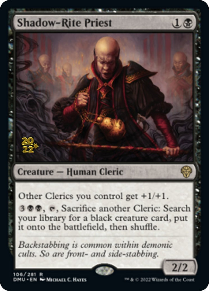 Shadow-Rite Priest [Dominaria United Prerelease Promos] 