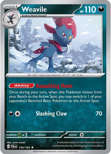 Weavile (134/193) [Scarlet &amp; Violet: Paldea Evolved] 