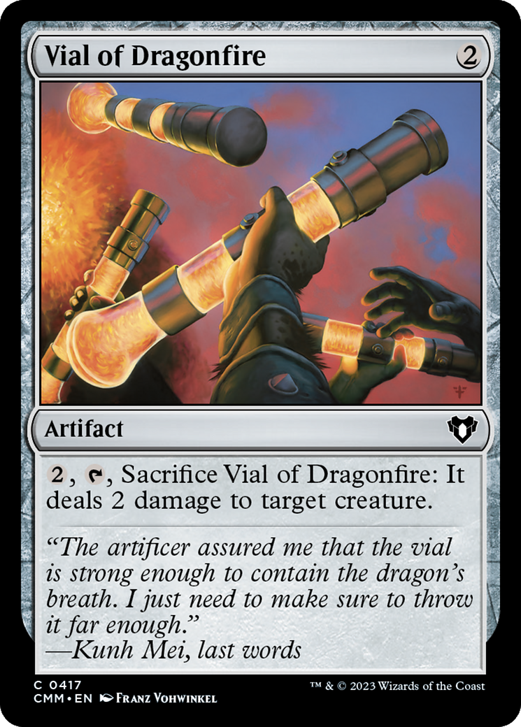 Vial of Dragonfire [Commander Masters] 