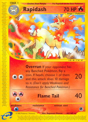 Rapidash (62/165) [Expedition: Base Set] 