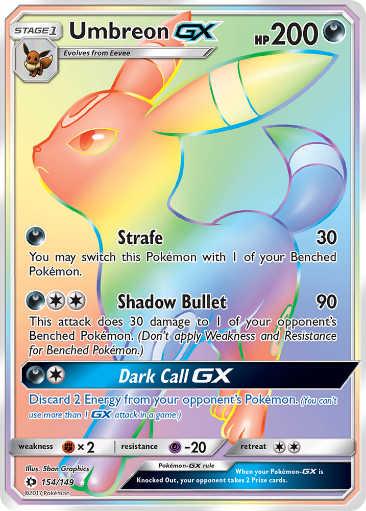 Umbreon GX (154/149) [Sun &amp; Moon: Base Set] 