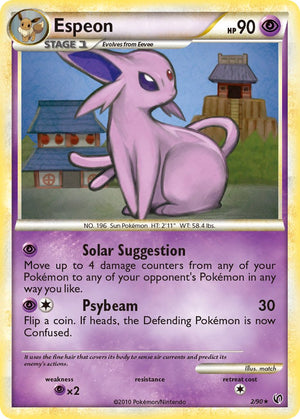 Espeon (2/90) (Cracked Ice Holo) (Theme Deck Exclusive) [HeartGold &amp; SoulSilver: Unleashed] 