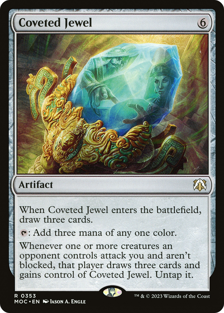 Coveted Jewel (Ripple Foil) [Modern Horizons 3 Commander] 