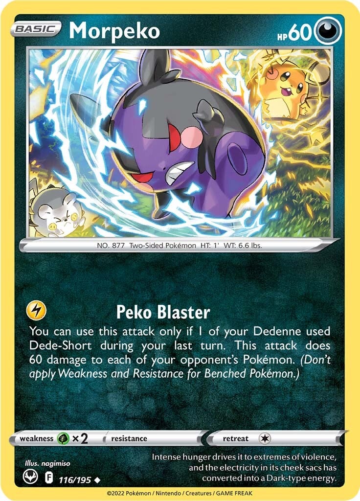 Morpeko (116/195) [Sword & Shield: Silver Tempest] 