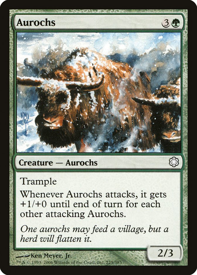 Aurochs [Coldsnap Theme Decks] 