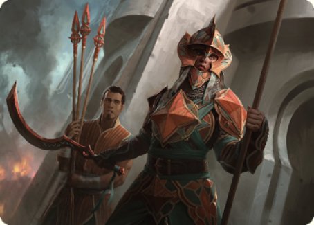 Siege Veteran Art Card [The Brothers' War Art Series] 