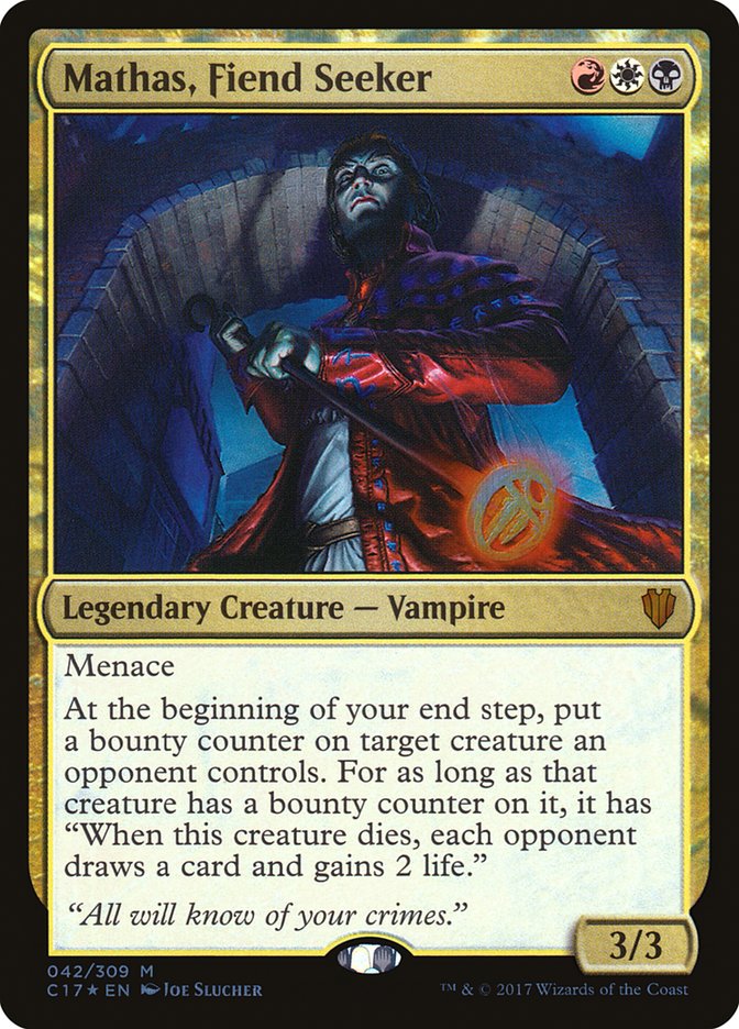 Mathas, Fiend Seeker [Commander 2017]