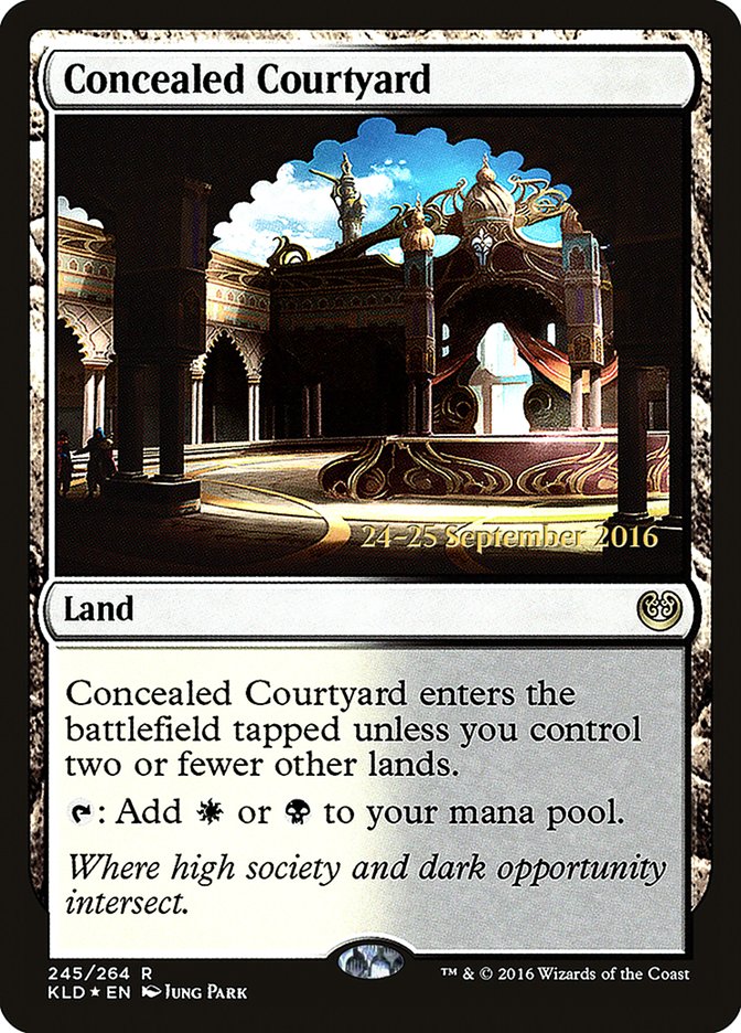 Concealed Courtyard [Kaladesh Prerelease Promos] 