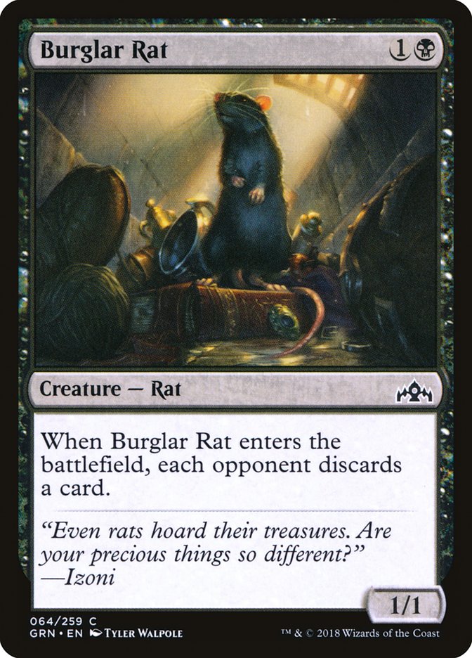 Burglar Rat [Guilds of Ravnica] 