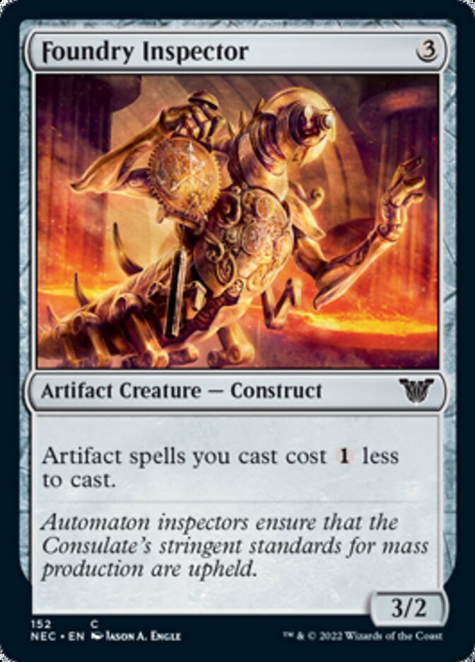 Foundry Inspector [Kamigawa: Neon Dynasty Commander] 